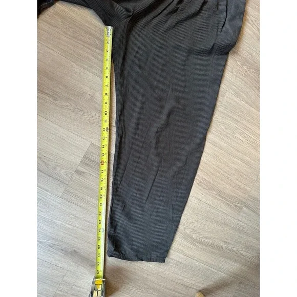 Eileen Fisher Women’s Vintage 100% Silk 3 Piece Set Pants Skirt Top Size L Green - Picture 9 of 11